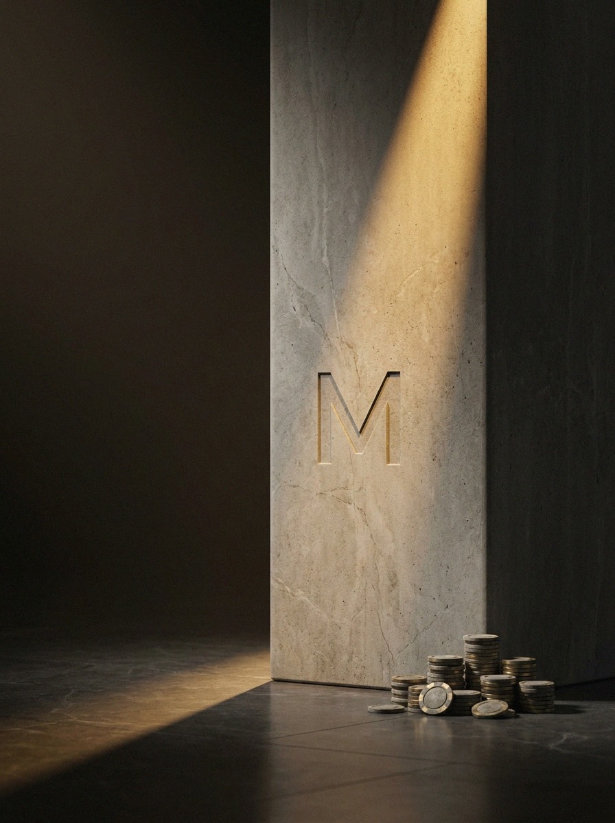 Spieler sitzt am Tisch mit Karten und Chips